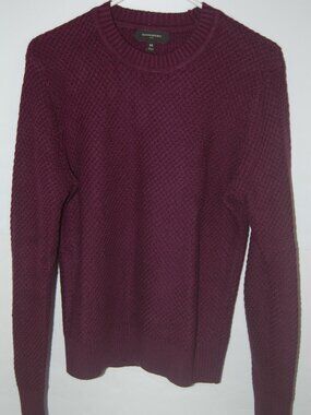 Banana Republic Factory Pullover Crewneck Purple Sweater, Size XSmall